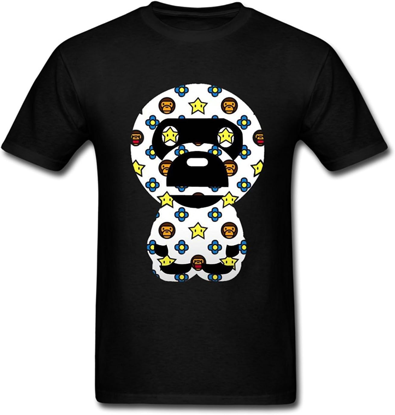 Umokon Men's Black Camouflage Fashion Bape Baby Vogue T Shirt