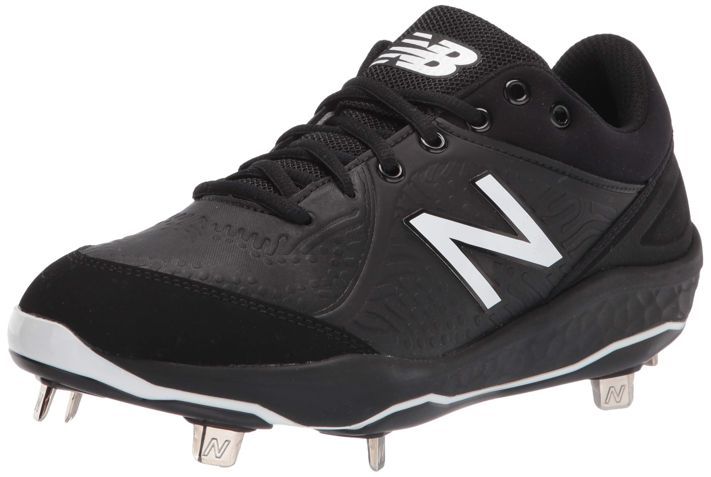 New Balance Men's Fresh Foam 3000 V5 Metal Baseball Shoe, Black/Black, 15 Image
