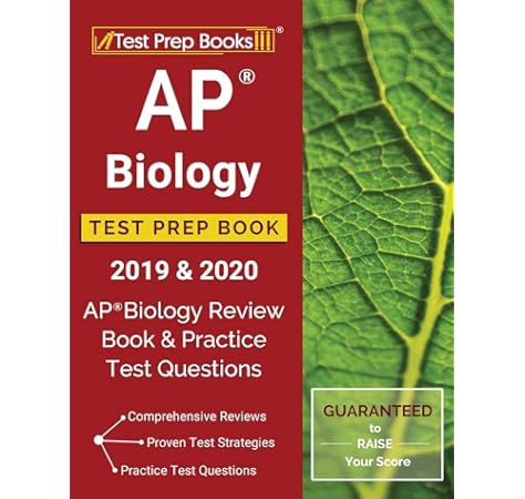 Amazon Com Ap Biology Test Prep Book 2019 2020 Ap Biology Review Book Practice Test Questions 9781628456226 Test Prep Books Books