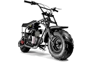 Oryxearth 105cc 4-Stroke Dirt Off Road Trail, 28mph, Gas Powered Mini Bike with Automatic Transmission and Pull Start for Adult and Teens, Weight Support 185 LBS