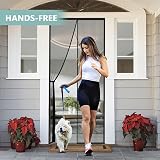SMALUCK Magnetic Door Screen 80x200 cm Heavy Duty Mesh with Magnets view 5