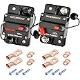 Bolipoeq 150Amp Circuit Breaker DC 12V-48V for Marine Boat Trolling Motor Automotive RV Trailer Car Solar System Battery Disc