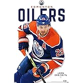Trends International NHL Edmonton Oilers - Leon Draisaitl Feature Series 24 Wall Poster, 34L x 22.4W, Unframed Version