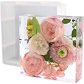 Large Square Silicone Molds for Resin, Actvty Deep Square Epoxy Resin Molds for Flowers and Insect Specimens Preservation, DI