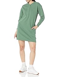 Amazon Essentials Women's Knit Henley Sweatshirt