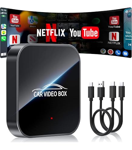 ATOTOZONE CB6 CarPlay AI Box & Android AI Box, Wireless CarPlay