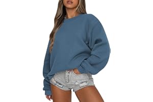 slqdgmryz Crewneck Sweatshirts Women Fall Oversized Sweatshirt Preppy Loose Fit Cute Hoodies Y2K Comfy Fleece Pullover