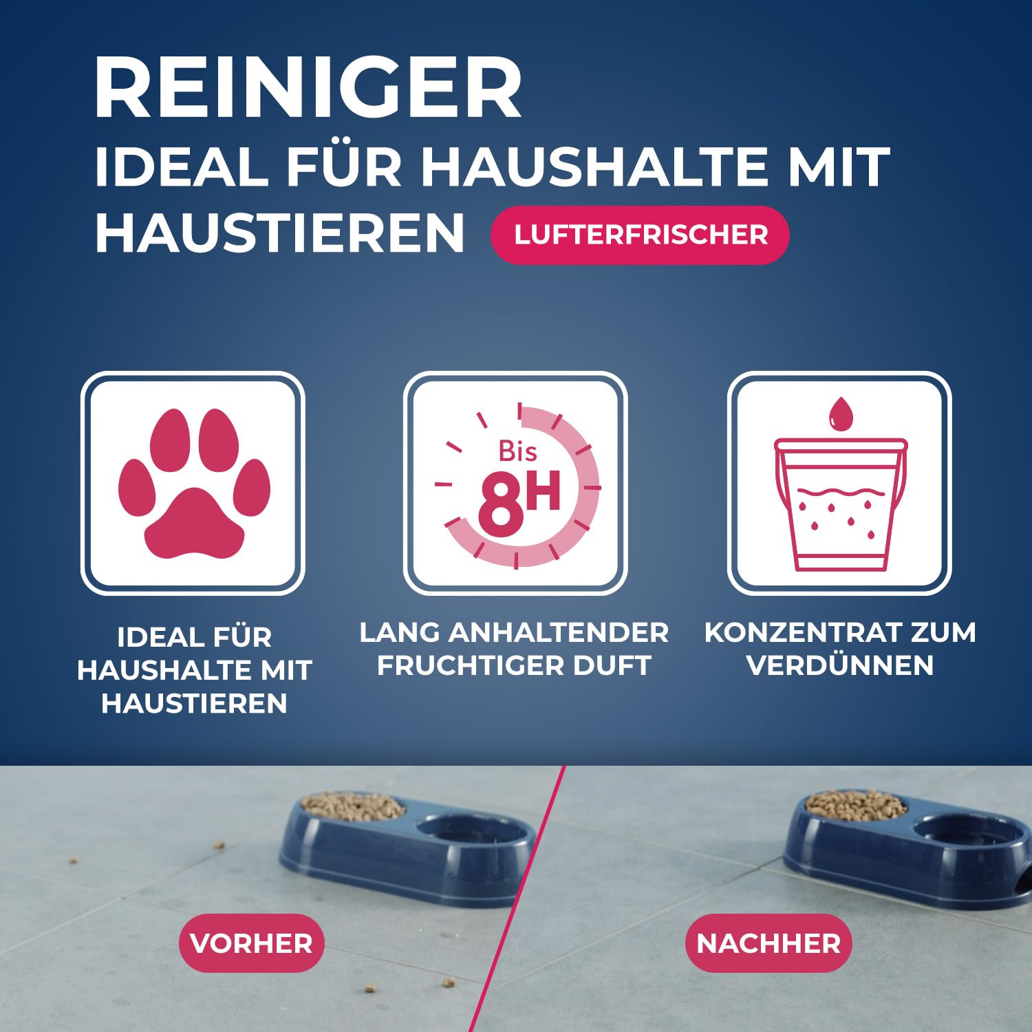 STARWAX Geruchsneutralisierer speziell für Haushalte mit Tieren - Reinigt, desinfiziert und desodoriert - Konzentriert - Überdeckt schlechte Gerüche - Ohne Chlor - 5 l 3