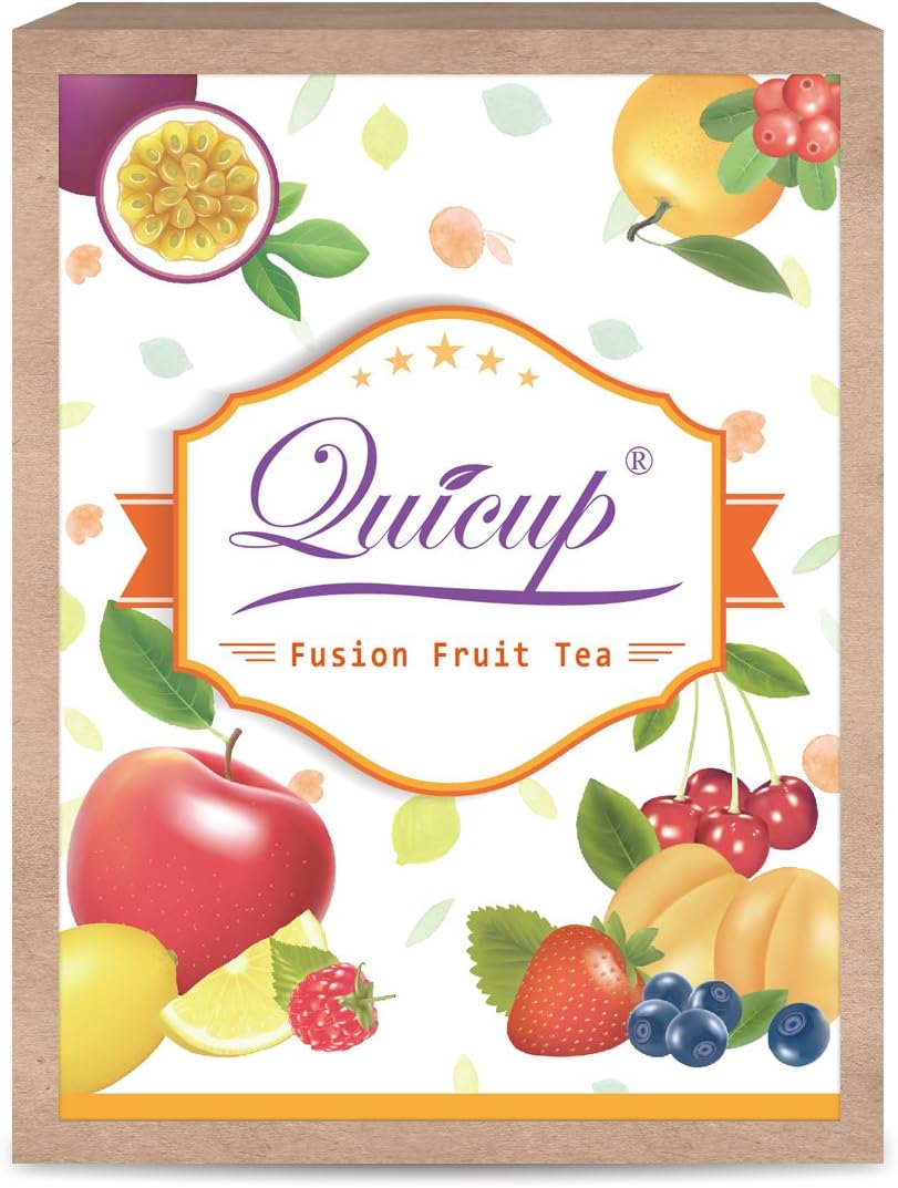 Quicup Fusion Fruit Tea for Nescafe Dolce Gusto Brewer, 12 Count (Pack of 4, Total 48 Count)
