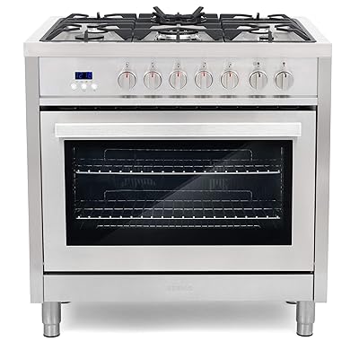 Cosmo F965 36" Dual Fuel Gas Range for Kitchen Cooking Needs