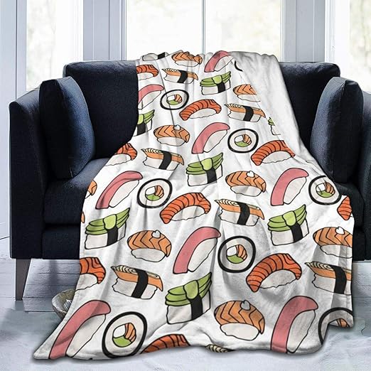 sushi pillow and blanket