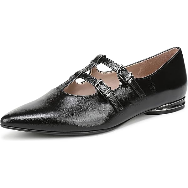 Amazon.com | Naturalizer Women's Harmony Mary Jane Flat Black