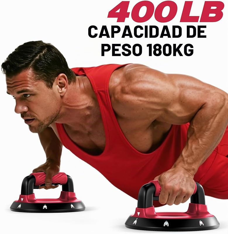 Suporte para Flexões (Vermelho)