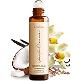 Gya Labs Vanilla Oleoresin Essential Oil Roll On - 0.34 Fl Oz - Travel Size Roller for Camping, Skin, Aromatherapy Relief, Convenience