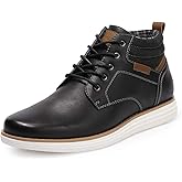 Bruno Marc Men's Mid Top Chukka Sneaker Lace Up Dress Boot