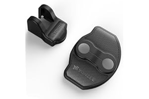 YONZEE Door Striker Covers and Hinge Covers for Tesla Model Y Accessories 2024 2023 2022 2021(Carbon Fiber Edition)