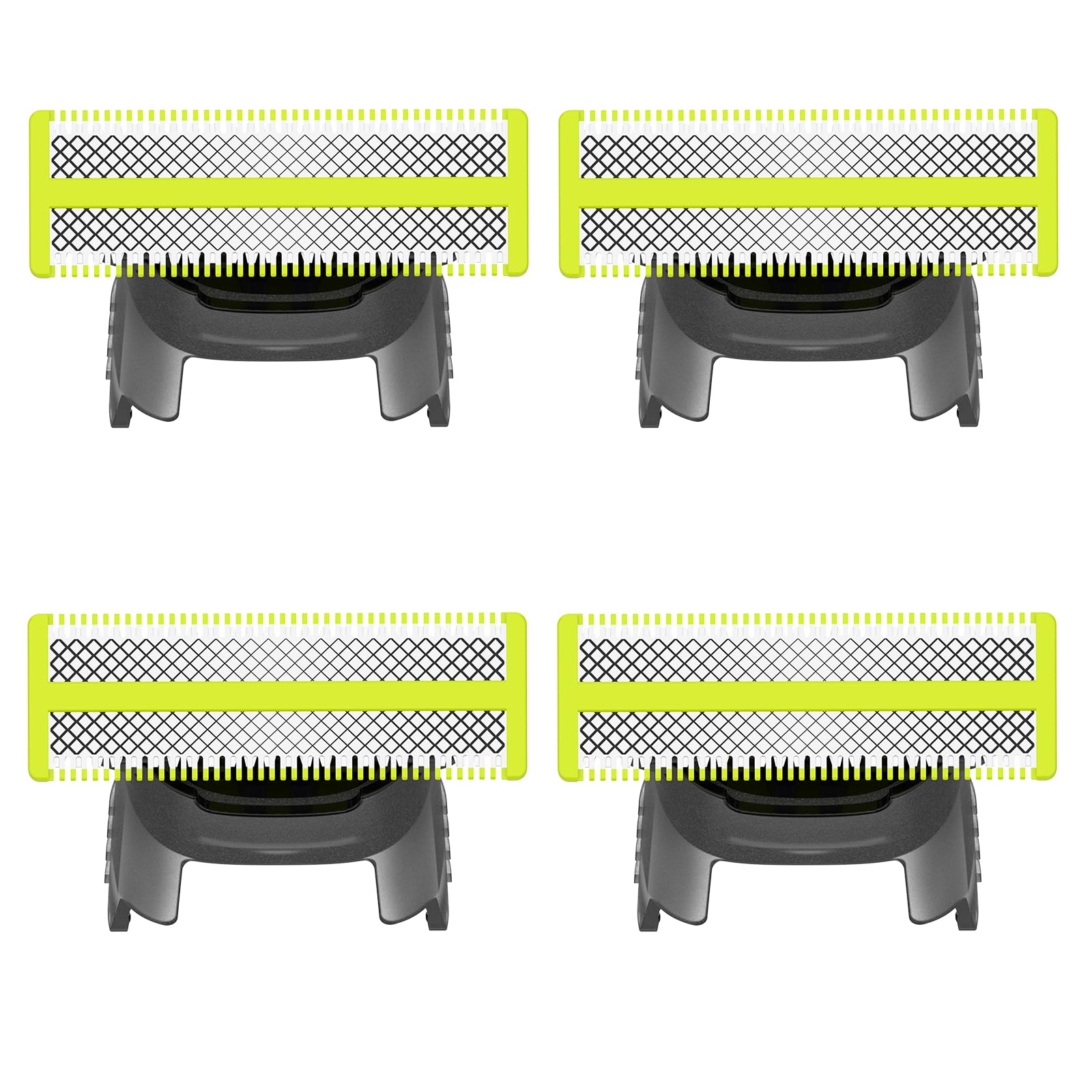 Photo 1 of 4-Pack replacement blades, compatible with Norelco One blades Suitable spare blades QP210/80 QP2515 QP2520 QP2630 QP2834 QP6510/31