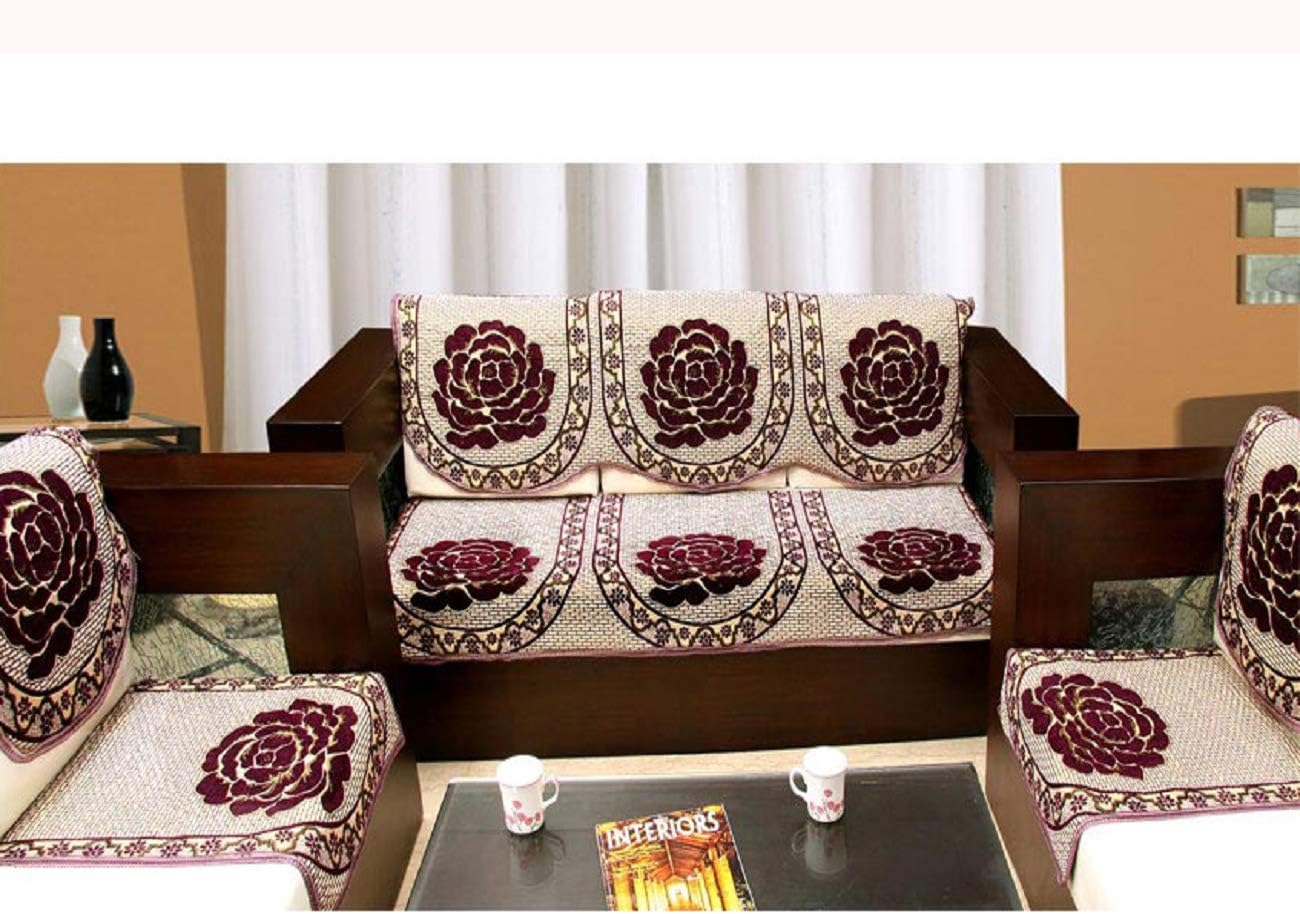 Zesture Bring Home 6 Piece Sofa and Chair Cover Set -Multicolor