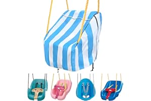 okcool Outdoor Toddler Swing Seat Cover for Little Tikes Baby Swing Seat,Outdoor Baby Swing Cover,A Wide Selection of Cute Colors and Patterns,Blue