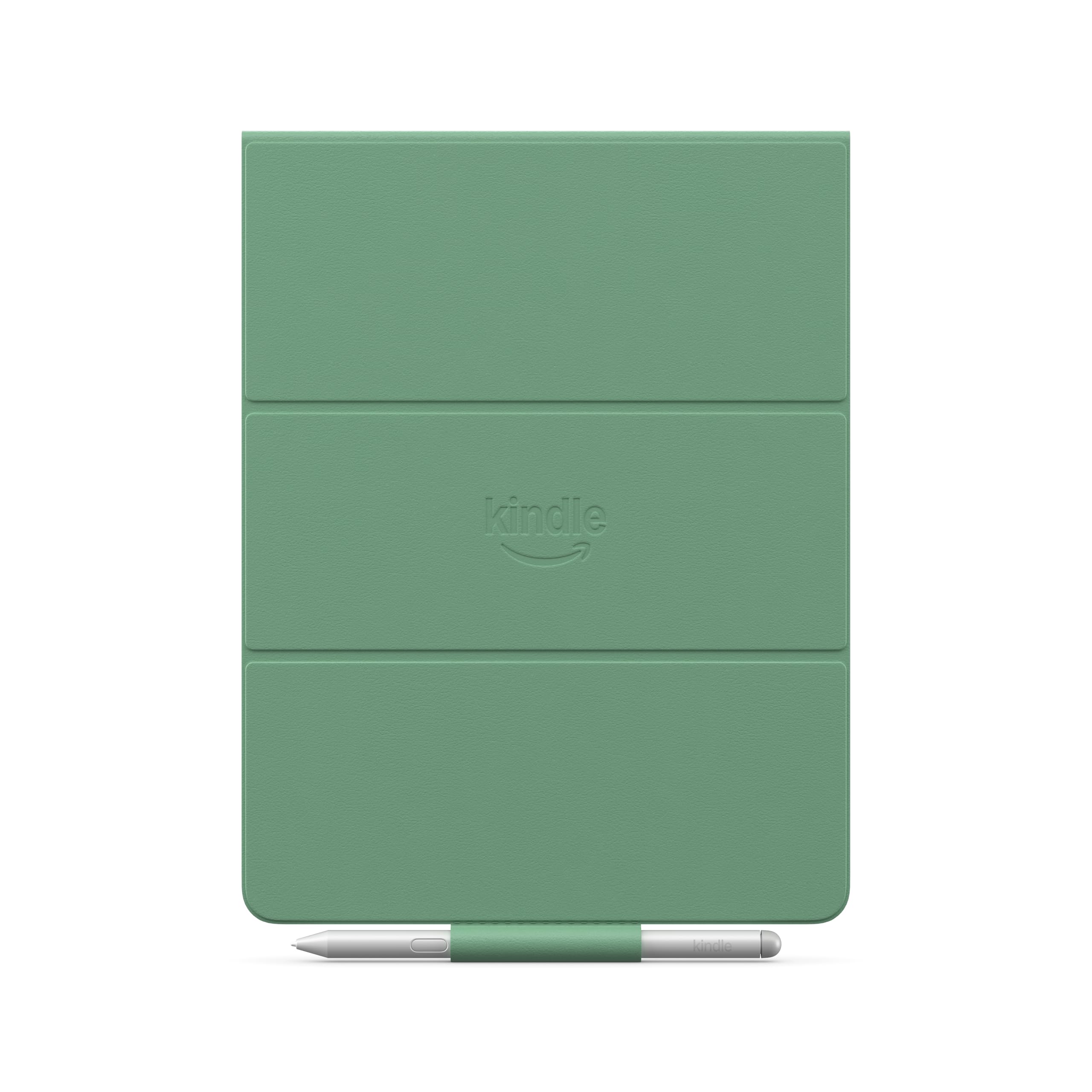 Photo 1 of New Amazon Kindle Scribe Folio Cover with Magnetic Attach, Designed with Sustainability in Mind, Functional & Protective Case - Plant-Based Leather