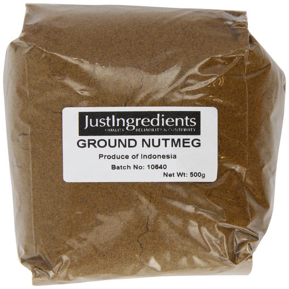 JustIngredients Essentials Nutmeg Ground, 500 g
