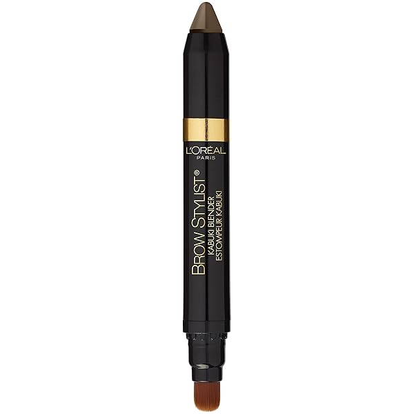 L’OREAL PARIS BROW STYLIST KABUKI BLENDER BROW CRAYON, BLONDE, 0.05 OZ.