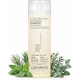 GIOVANNI Tea Tree Triple Treat Invigorating Shampoo, Salon Quality, 8.5 oz | Cooling Peppermint, Eucalyptus &amp; Rosemary, Helps Strengthen &amp; Rejuvenate Hair &amp; Scalp, Paraben Free, Tea Tree Shampoo