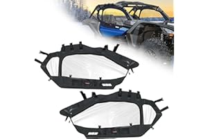 StarknightMT Upgrade Soft Upper Doors Compatible with Can Am Maverick X3 2-Seater Models 2017-2024 | Soft Doors Cab Enclosure
