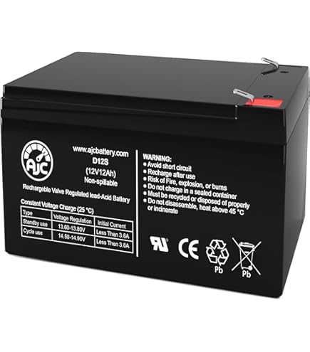 12V 12AH GEL F2 Replacement Battery Compatible With Spitfire Scout 4 Wheel Sfscout4 2 Pack 6 thumbnail image
