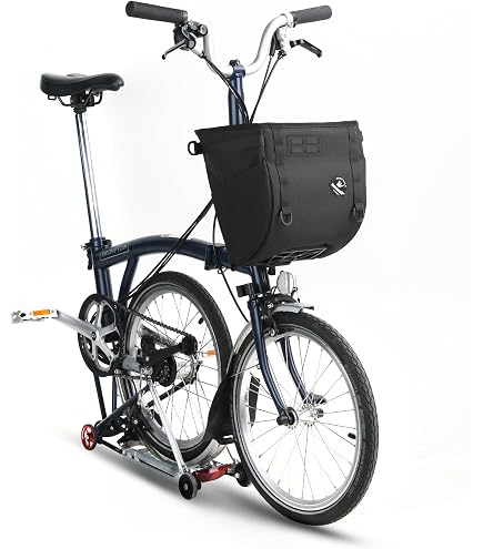 Rhinowalk Folding Bike Front Basket Bag for Brompton & Dahon