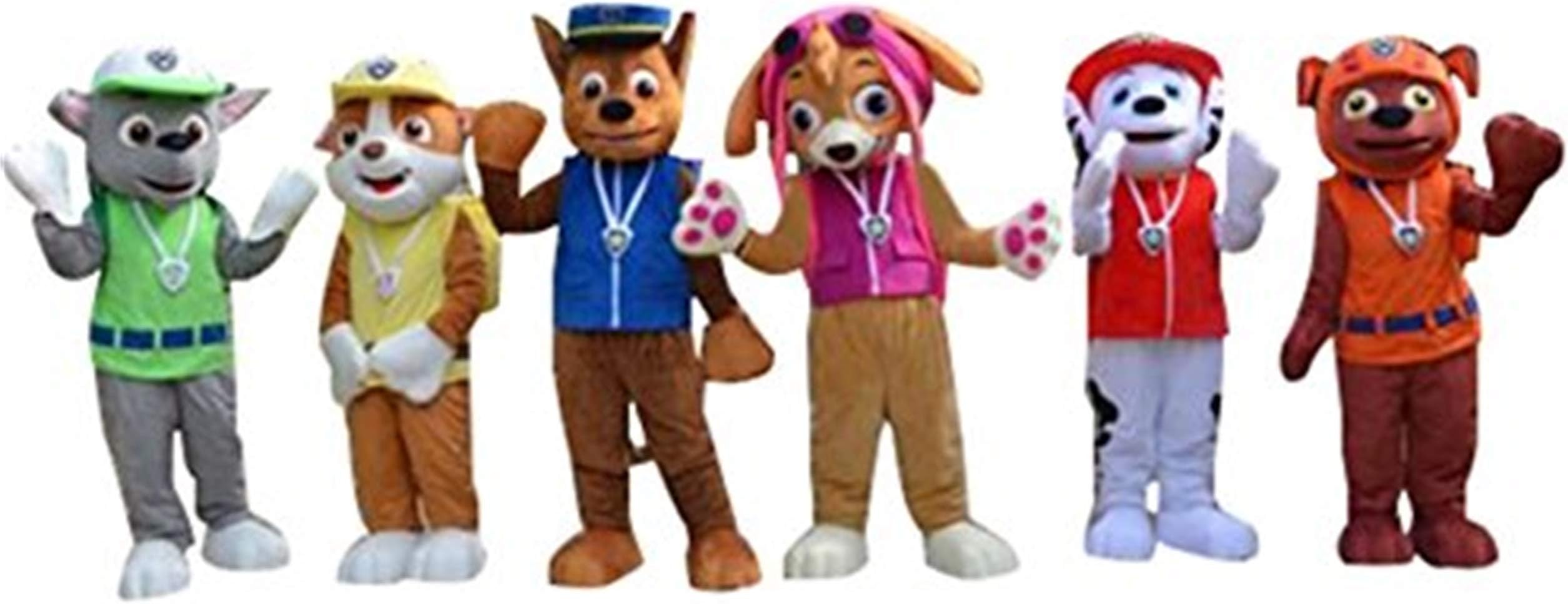 Paw Patrol Dog Dogs Adult Mascot Costume Cosplay Fancy Dress Outfit