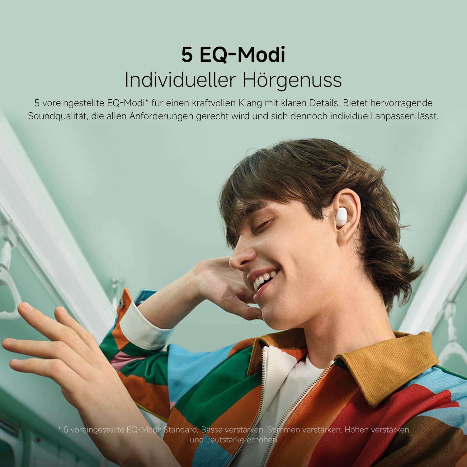 Redmi Buds 6 Play - In-Ear Kopfhörer, 36h Akkulaufzeit, 10mm Dynamik-Treiber mit 4 EQ-Einstellungen, AI-Geräuschunterdrückung für Anrufe, Bluetooth 5.4, Schnellladen für 3h Musik in 10 Minuten, Black 8