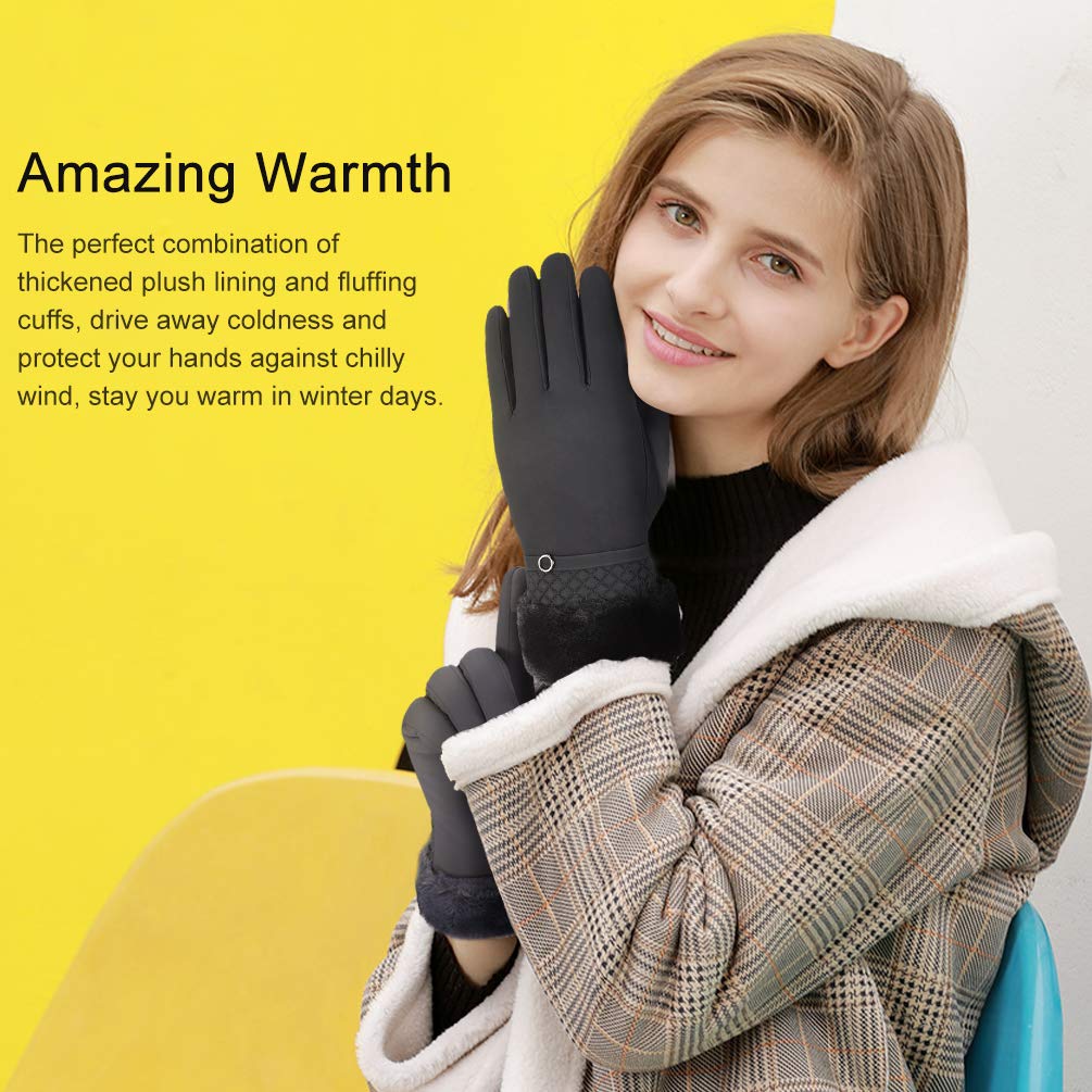 Women Winter Gloves Warm Touch Screen Gloves Driving Gloves for Ladies