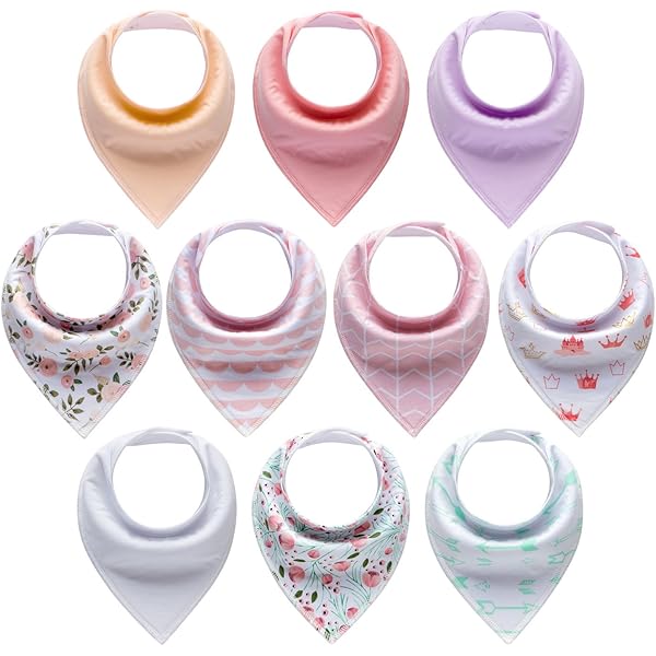 bandana bibs solid color