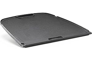 Napoleon BBQ Grill Accessory, Cast Iron Reversible Griddle for all TravelQ 285 Series,Non-Stick