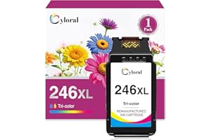 Cyloral 246XL Ink Cartridge for Canon Ink 246XL CL-246XL for Canon PIXMA TS3120 MG2520 MX492 TR4520 TS202 MG2525 MG3022 MG252