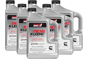 Power Service Diesel Kleen + Cetane Boost 64oz Bottle (6 Pack) - Universal Fit, Boosts Cetane Up to 6 Numbers, Cleans Injectors, 10.17536 Liters