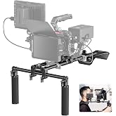 NEEWER Shoulder Mount Video Rig with Arca Quick Release DSLR Camera &amp; Camcorder Mounting, Dual Handles 15mm Rods (16"/40cm), Filmmaking Video Stabilizer Compatible with SmallRig Follow Focus, SR007