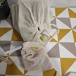 WayEee Bolsas Reutilizables Compra Algodon 8pcs Bolsas Ecologicas ...