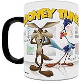 Looney Tunes - Wile E Coyote and Road Runner - One 11 oz Morphing Mugs Color Changing Heat Sensitive Ceramic Mug &ndash; Image Revealed When HOT Liquid Is Added!