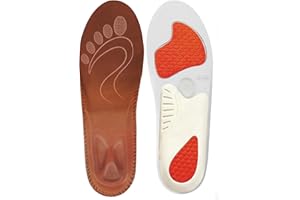 FULL BE DARE 7mm Premium Orthotic Insoles – Supportive Arch Design & Hand-Stitched Durable Edge for Enhanced Comfort and Stab
