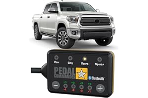 PEDAL COMMANDER Throttle Response Controller Compatible with Toyota Tundra 2007-2021, Plug-and-Play, 4 Modes 36 Sensitivity Levels, App Control Anti-Theft, Performance Upgrade, Tundra Accessories