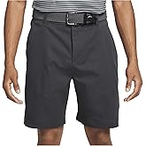 Nike Tour Men's 8" Chino Golf Shorts (Dark Smoke Grey/Black, FD5721-070) Size 34