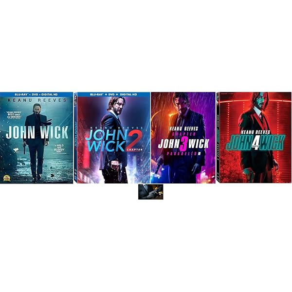 Amazon.com: John Wick Complete Blu-Ray Collection: Chapters 1,2,3
