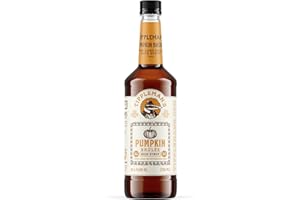 Tippleman's Pumpkin Spice Brûlée Coffee Syrup - Made with Raw Cane Sugar - Perfect for Lattes & Cold Brew, Fits Pump - 750ml