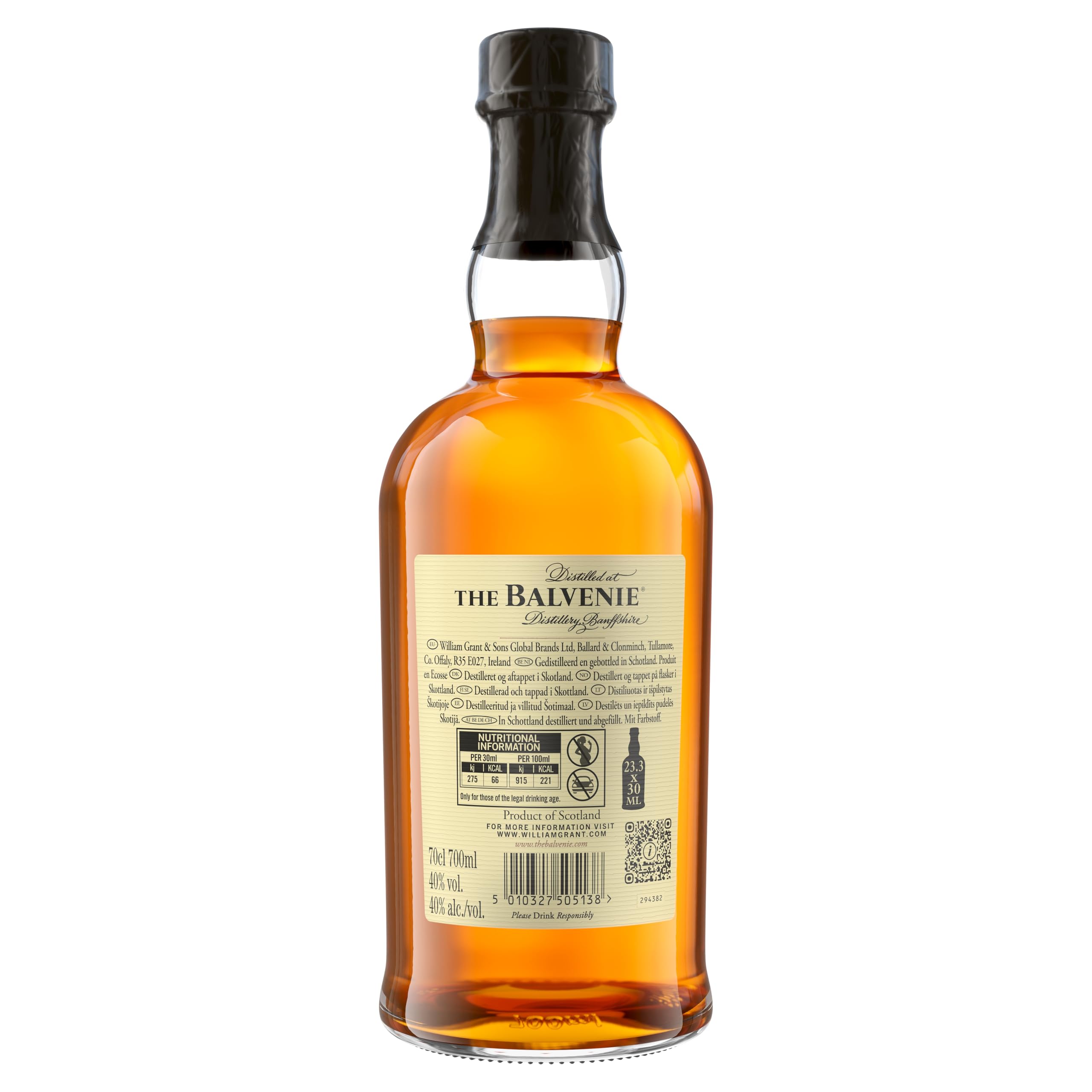 The Balvenie DoubleWood 12 Jahre Single Malt Scotch Whisky, 70cl 4
