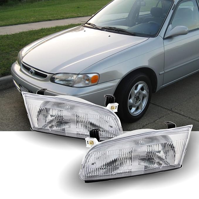 Fits 1997 1998 1999 Toyota Camry Front Headlamps Headlights