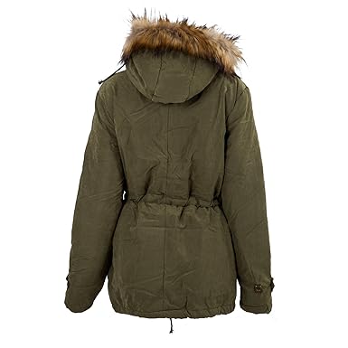 Sonjer Mens New Winter Warm Fleece Parka Trench Jacket Duffle Coat