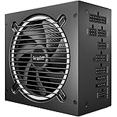 be quiet! Pure Power 13 M 750W Power Supply, 80 Plus® Gold Certification, ATX 3.1 PSU, Support for PCIe 5.1 GPUs, semi-Passiv