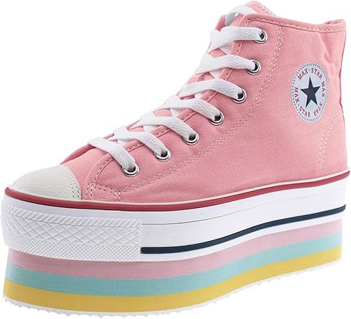 double platform sneakers